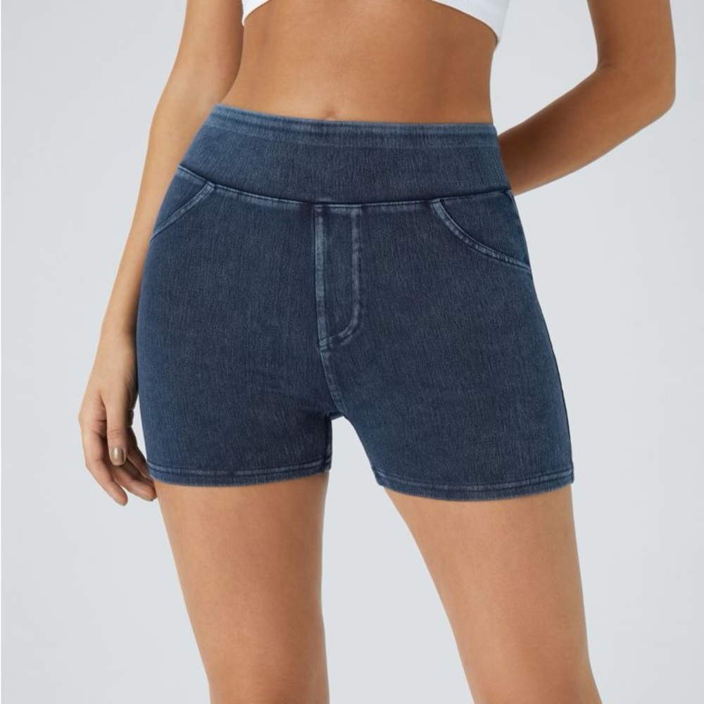 Halara Women's Denim Blue Shorts